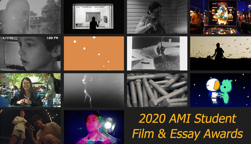2020 AMI Student Film Awards screening (collage of film stills)