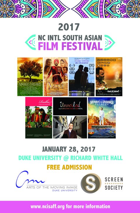 Screen/Society--NC International South Asian Film Festival [NCISAFF] - 11am-9:30pm