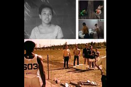 Collage of film stills from "Felicia", "Ro-Revus Talks About Worms", and "220 Blues".