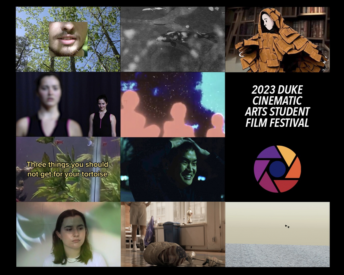grid of student film fest stills